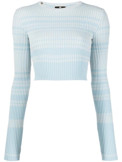striped cropped jumper
