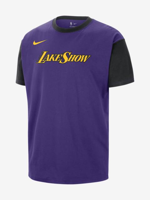 Los Angeles Lakers Courtside City Edition Men's Nike NBA T-Shirt