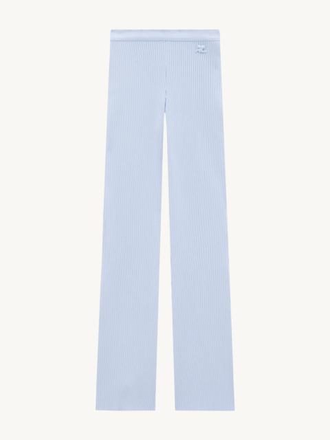 RIB KNIT ICONIC PANTS