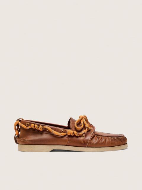 Men's Cruise loafer in tobacco-colored leather