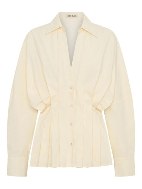 Reggie pleated shirt