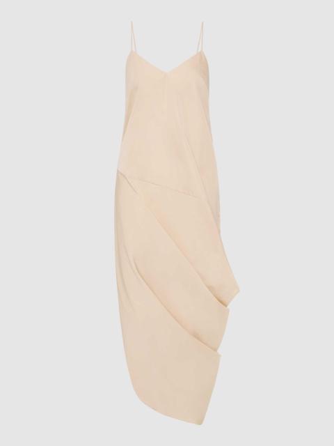 Paper Taffeta Drape Dress - Pink Salt