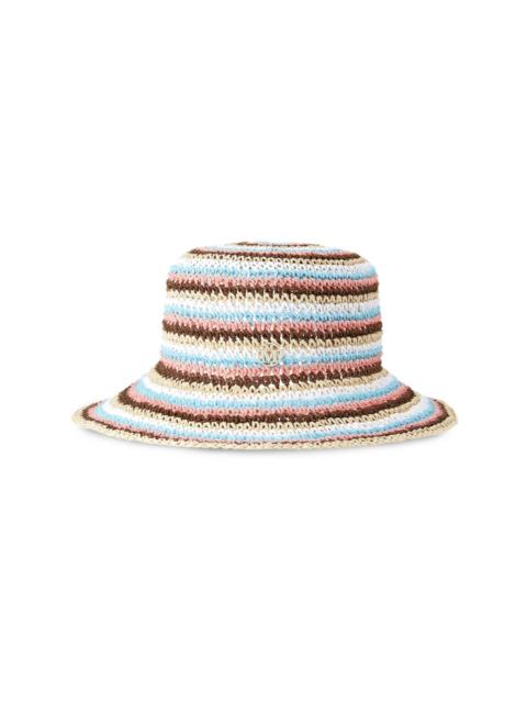 New Kendall straw bucket hat