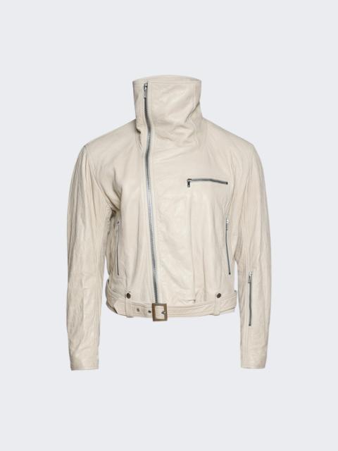 Dracubiker Leather Jacket Sand