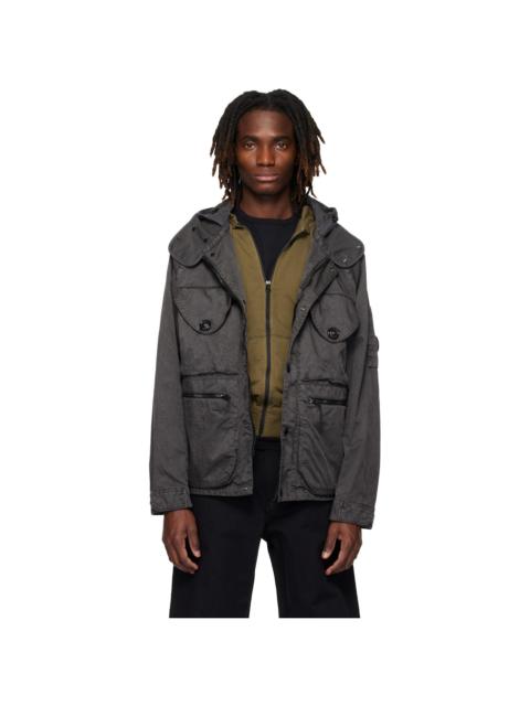 Gray Panama-R Mixed Goggle Jacket