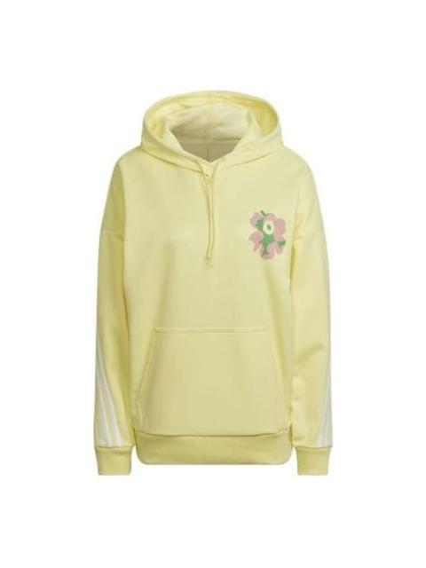 (WMNS) adidas X Marimekko Hoodie 'Yellow' HC4186