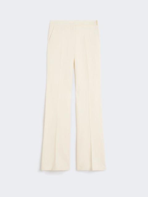 Viscose trousers - light yellow