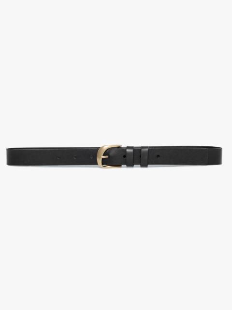 Twist Buckle Belt in Noir