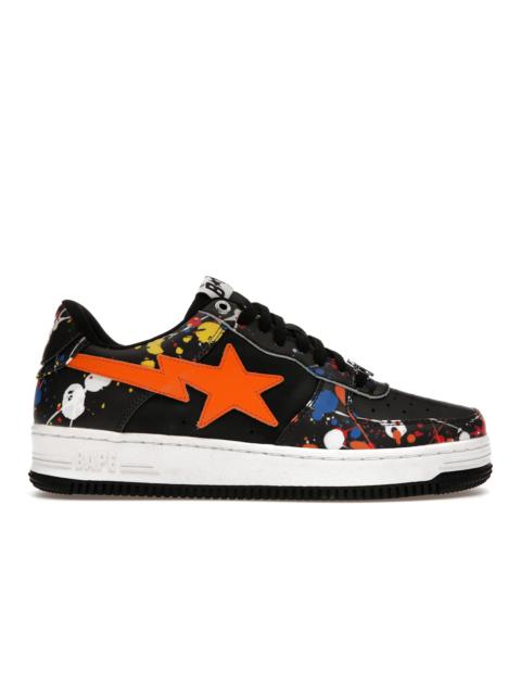 A Bathing Ape Bape Sta Paint Splatter Black
