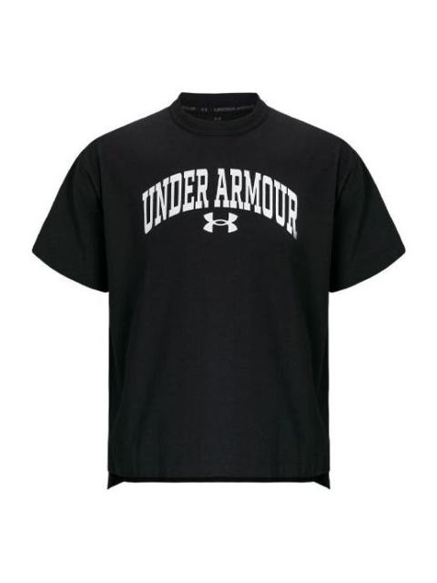Under Armour APAC Half Sleeve Wordmark Logo T-shirt 'Black' 1387994-001