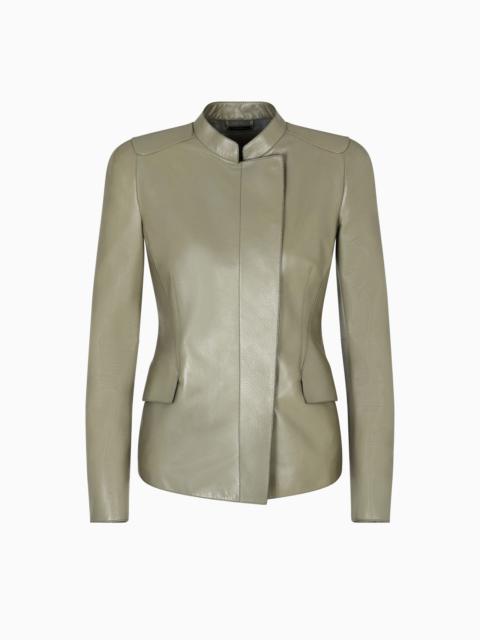 LAMBSKIN SHORT JACKET