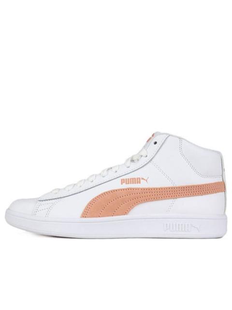 PUMA Smash V2 Mid L 'White Pink' 366924-09