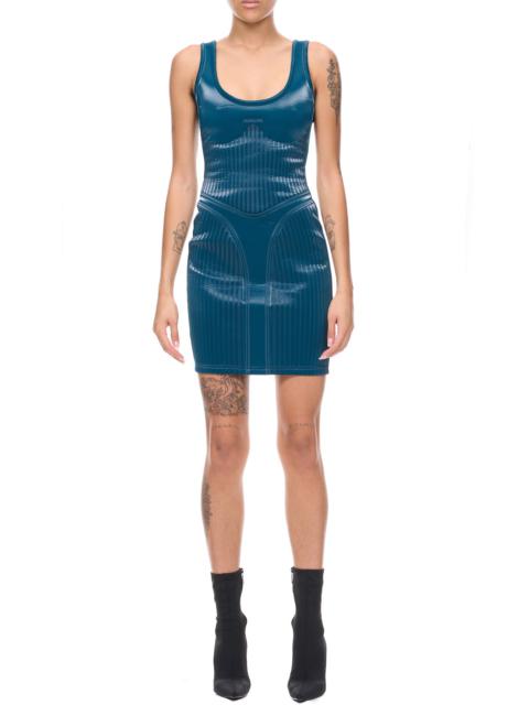 Glossy Embossed Dress