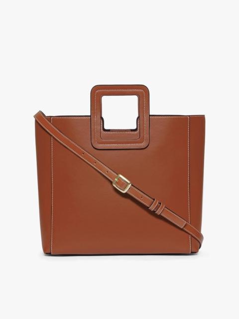 SHIRLEY LEATHER BAG | SADDLE