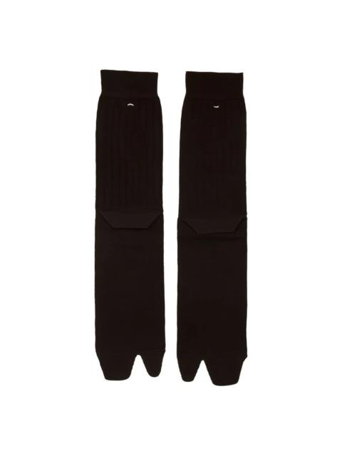 MALE TABI SOCKS - DARK BROWN