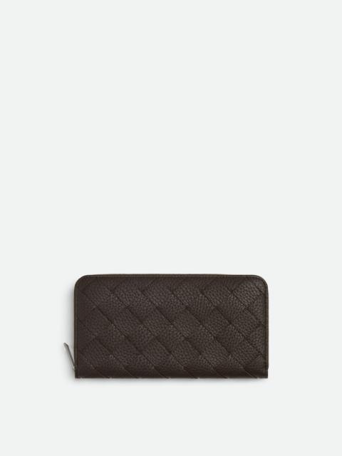 Intrecciato Zip Around Wallet