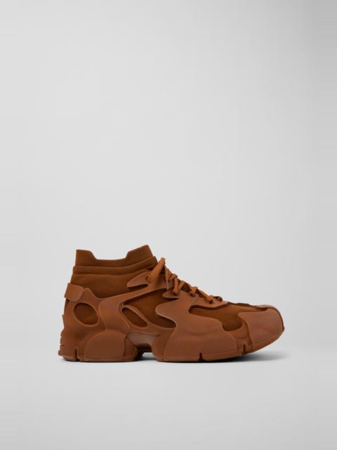 Brown Caged Sneakers