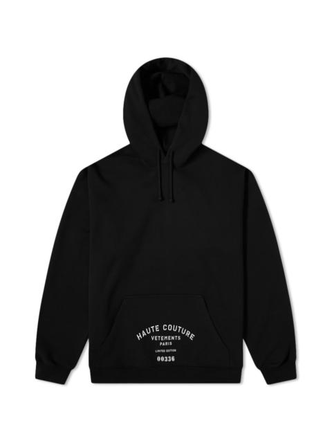 VETEMENTS Haute Couture Oversized Hoody