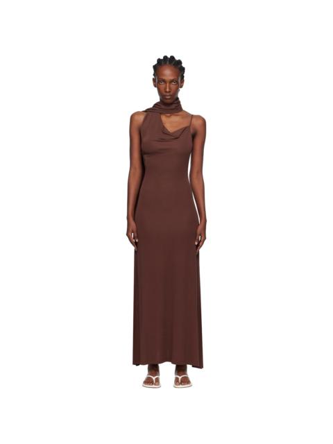 Burgundy Wisp Maxi Dress
