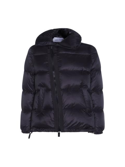 asymmetric-zip quilted jacket