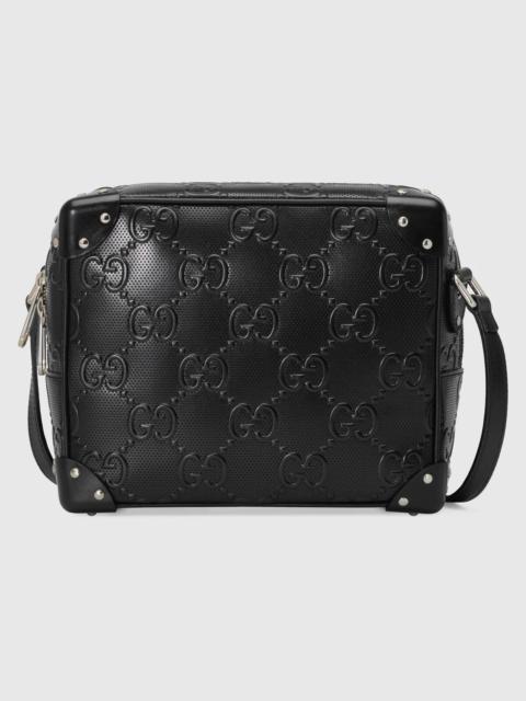 GG embossed shoulder bag