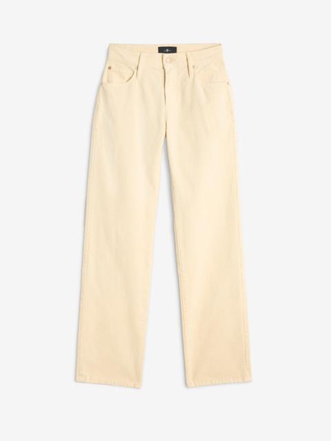 Corduroy Calie Straight in Eggshell