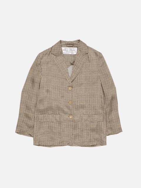 Satin suit jacket - Beige