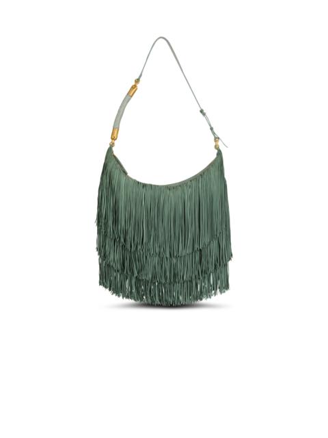 Ébène Hobo Large fringed suede bag