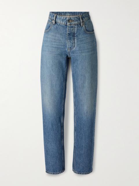 High-rise Straight-leg Jeans