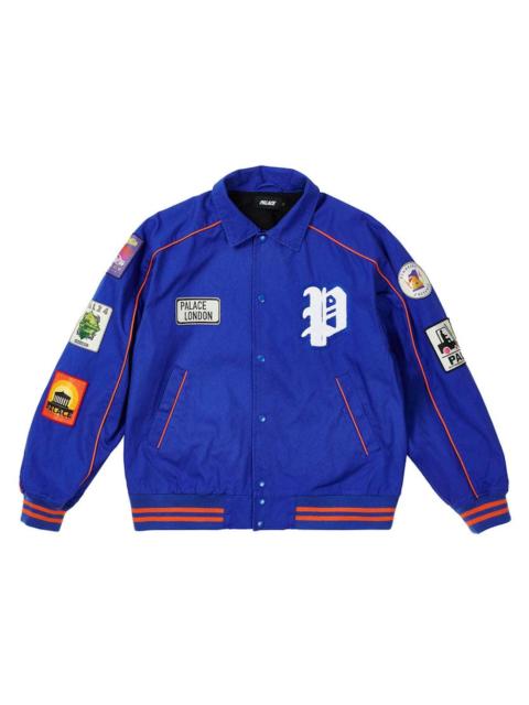 Palace Patches Cotton Bomber Royal Blue