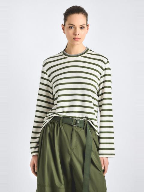 MYRTHA STRIPED CREWNECK TOP