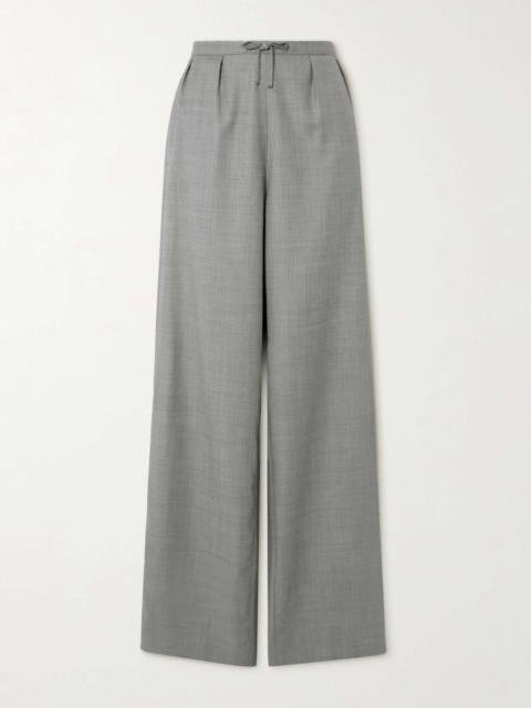 Cove wool-twill straight-leg pants
