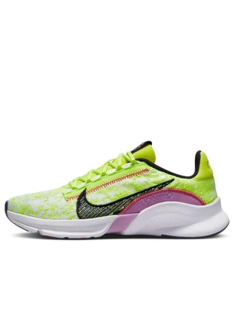 (WMNS) Nike SuperRep Go 3 Flyknit Next Nature 'Volt Rush Fuchsia' DH3393-700