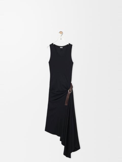 Tank dress in stretch cotton