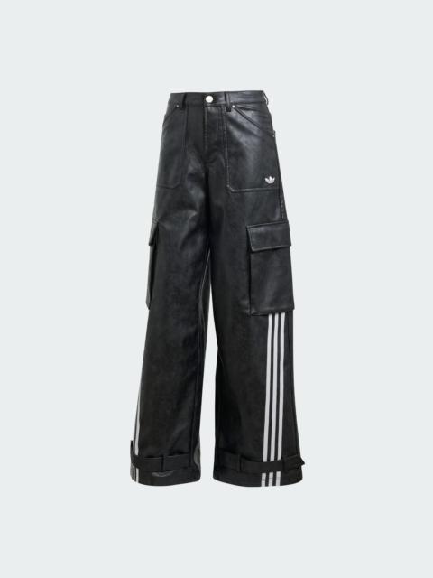adidas Adilenium Season 3 Vintage Faux Leather Pants - JX9226