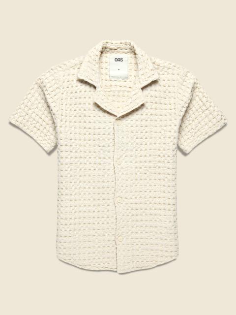 Waffle Terry Shirt - Ecru