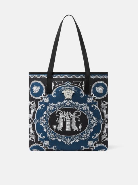 La Medusa Printed Canvas Tote