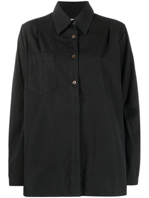 oversized long-sleeve shirt