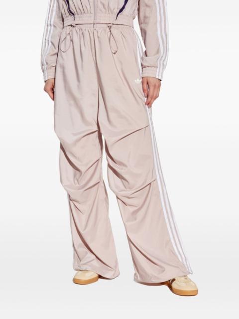 three-stripe gathered trousers