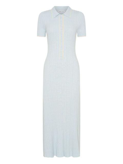 Penelope ribbed polo dress