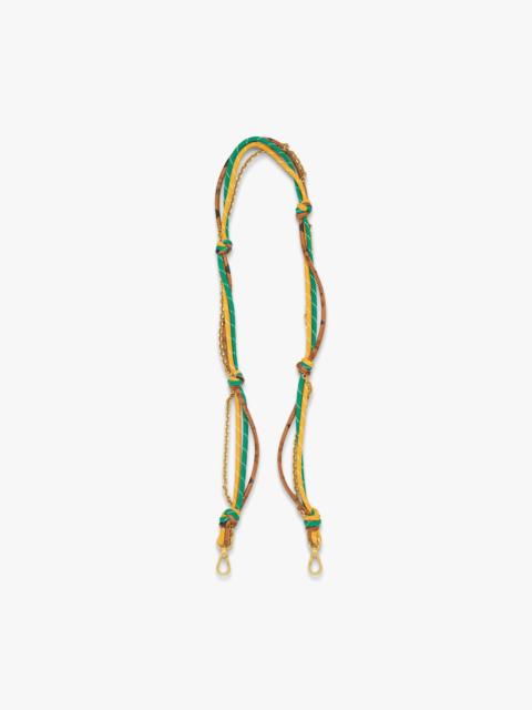 Aren Shoulder Strap in Cotton and Visetos