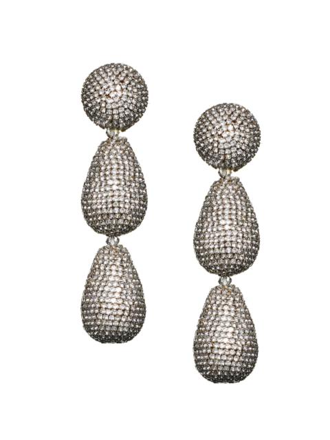 ARIELLE EARRINGS - CLEAR CRYSTALS
