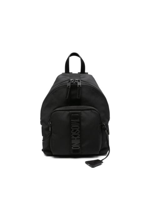 logo-plaque backpack