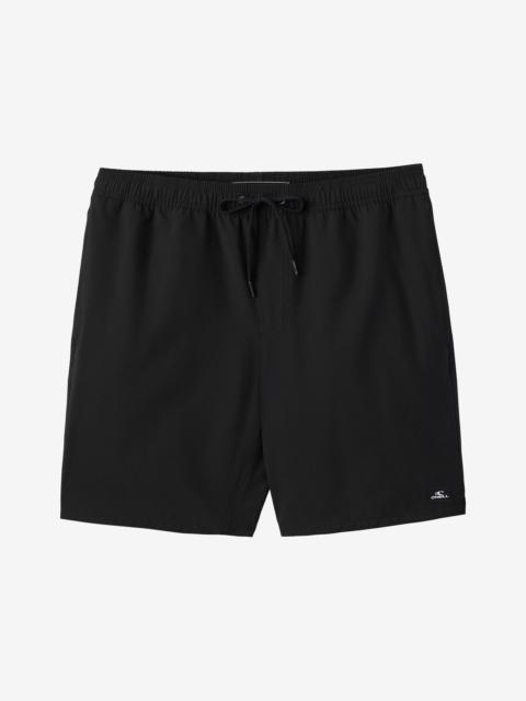 Lennox Hermosa Solid Volley 17" Swim Trunks
