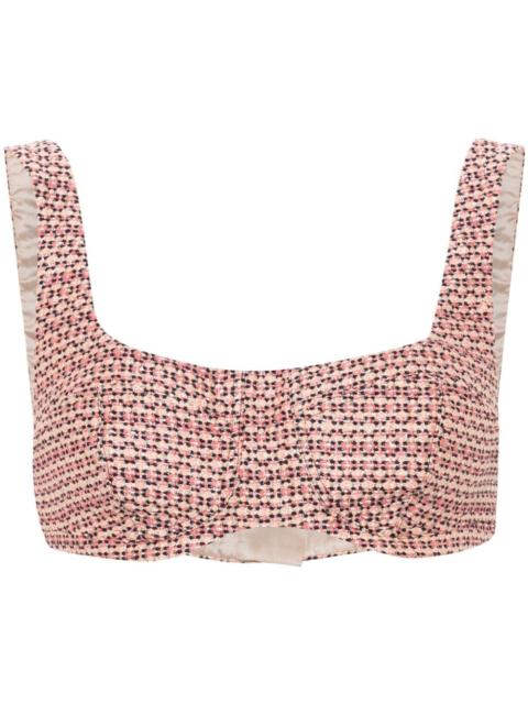 tweed bralette