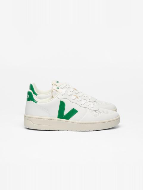 V-10 LEATHER WHITE EMERAUDE