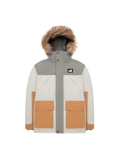 New Balance x Tyakasha Color Block Jacket 'Grey White Orange' NPA4N413-BEI