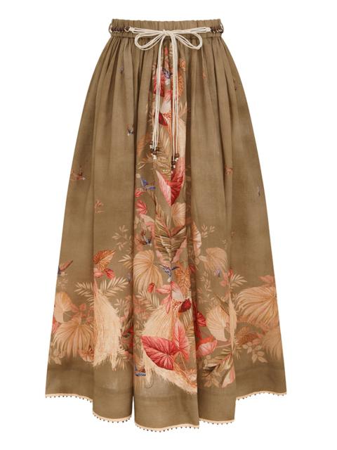 ASCENSION MIDI SKIRT