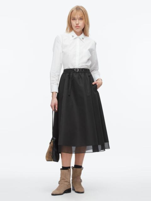 Belted Midi Skirt