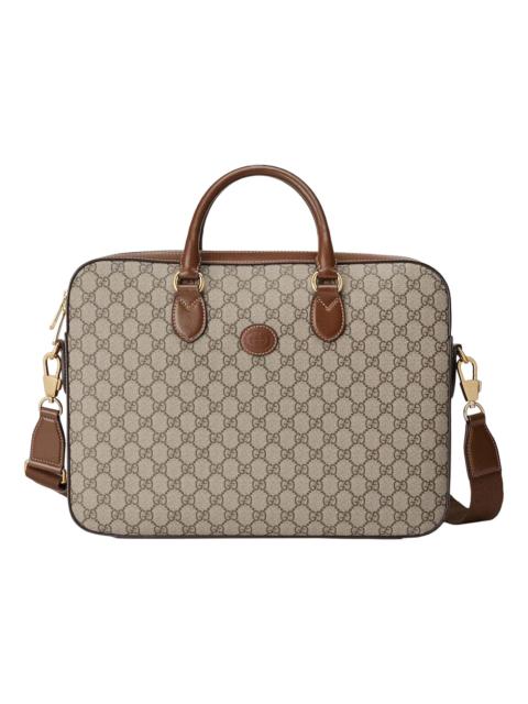 Gucci Interlocking GG Business Case Beige/Ebony